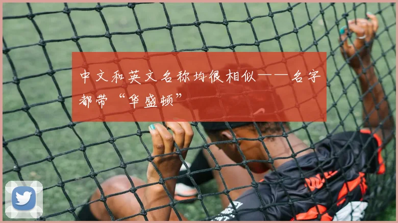 中文和英文名称均很相似——名字都带“华盛顿”